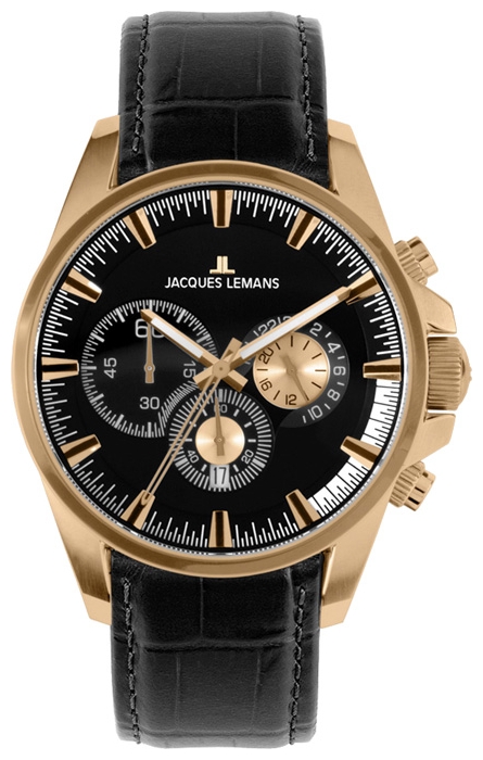 Jacques Lemans 1-1655G wrist watches for men - 1 image, picture, photo