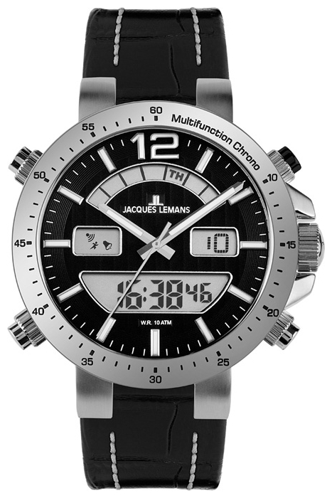 Wrist watch Jacques Lemans 1-1713A for men - 1 picture, image, photo
