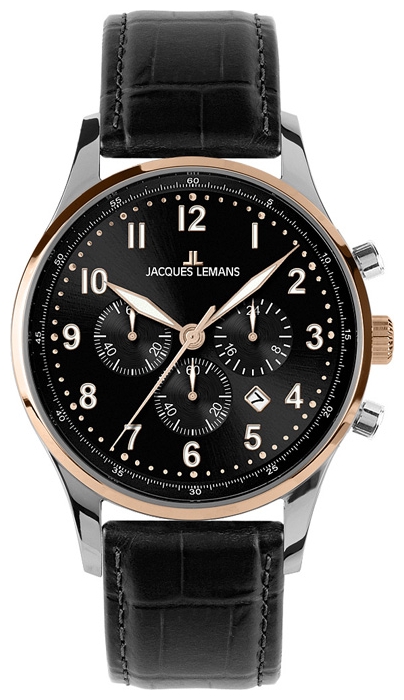 Jacques Lemans 1-1735C wrist watches for men - 1 image, picture, photo
