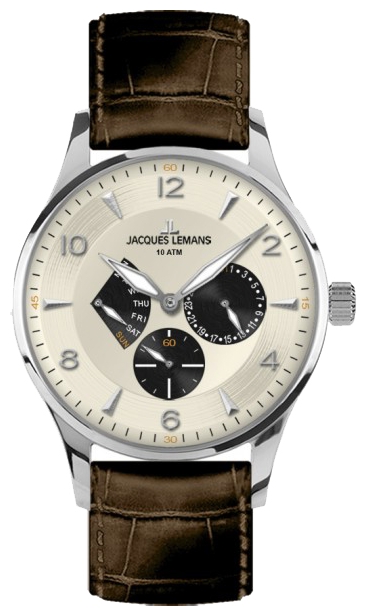 Wrist watch Jacques Lemans 1-1827C for men - 1 picture, image, photo