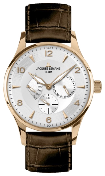 Jacques Lemans 1-1827F wrist watches for men - 1 image, picture, photo