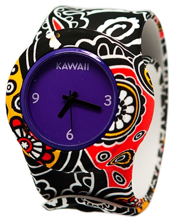 Wrist watch Kawaii Factory Ogurechnyj uzor chernyj for unisex - 1 photo, image, picture