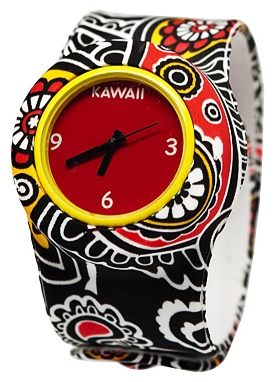 Wrist watch Kawaii Factory Ogurechnyj uzor mini (CHernyj) for unisex - 1 photo, picture, image