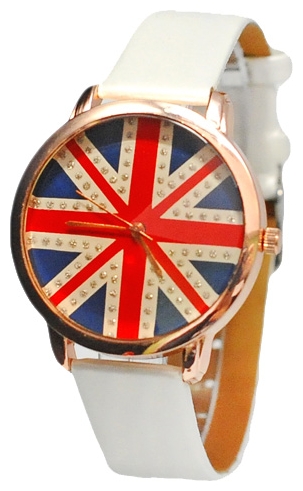 Wrist watch Kawaii Factory British fever (belye) for unisex - 1 picture, image, photo