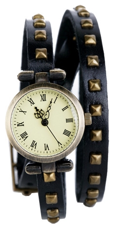 Wrist watch Kawaii Factory Ticker (chernye) for women - 1 picture, image, photo