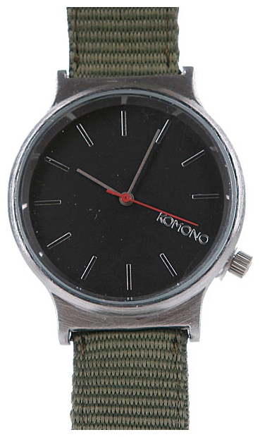 Wrist watch KOMONO Wizard Heritage Series Silver/Army for men - 1 picture, image, photo