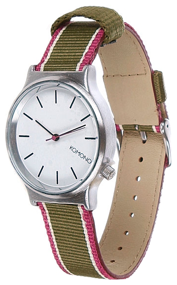 Wrist watch KOMONO Wizard Three Tone Series Silver/Hedge/Green for unisex - 2 image, photo, picture