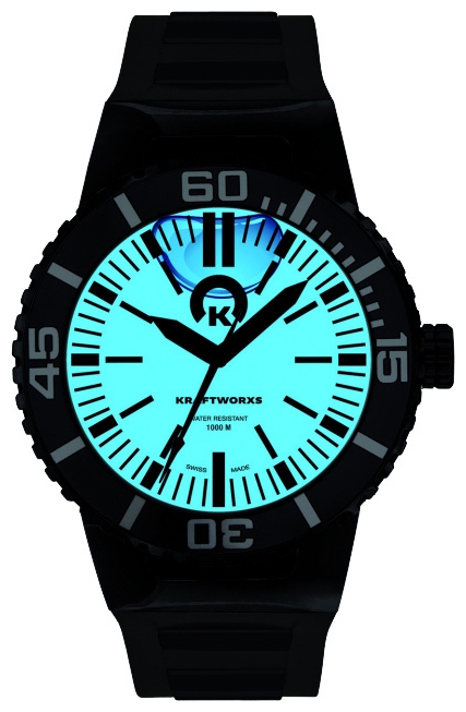 Wrist watch Kraftworxs KW-D1000-15BK for unisex - 2 photo, picture, image