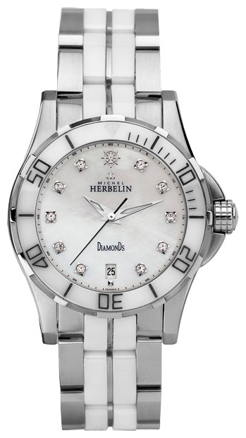 Wrist watch Michel Herbelin 12596-W89BWSM for women - 1 photo, image, picture