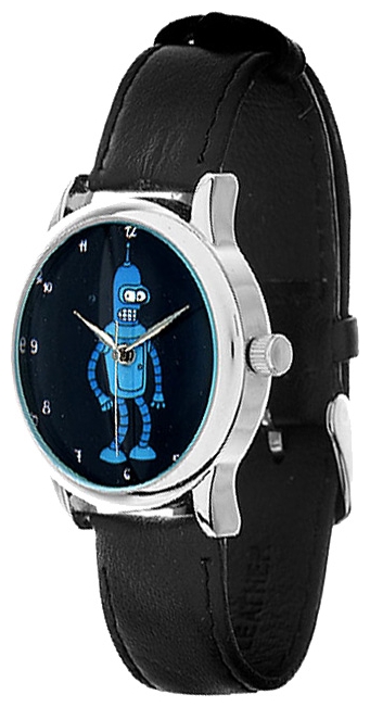 Wrist watch Mitya Veselkov Bender na chernom (MV-66) for unisex - 1 photo, picture, image