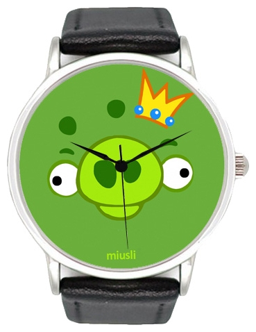 Wrist watch Miusli Angry birds Pig for unisex - 1 photo, picture, image