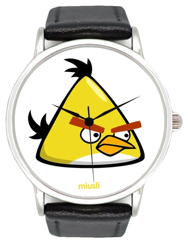 Wrist watch Miusli Angry birds Yellow for unisex - 1 photo, image, picture