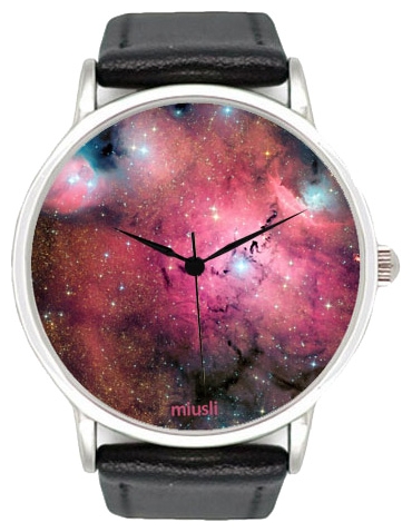 Wrist watch Miusli Kosmos black for unisex - 1 photo, image, picture