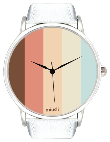 Wrist watch Miusli Palette warm white for unisex - 1 picture, image, photo