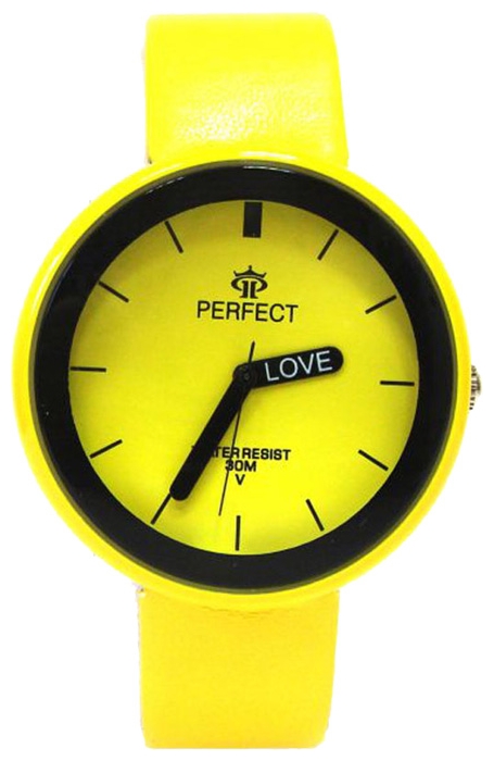 Wrist watch Miusli Round Yellow for unisex - 1 photo, picture, image