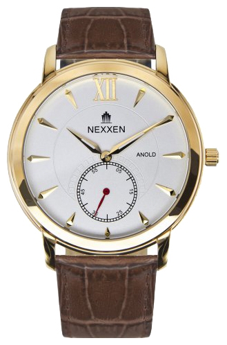Wrist watch Nexxen NE12802M GP/WHT/BRN for men - 1 picture, photo, image