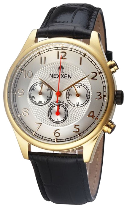 Wrist watch Nexxen NE12901CHM GP/WHT/BLK for men - 1 photo, image, picture