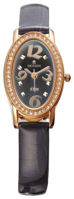 Wrist watch Nexxen NE7509CL RG/BLK/PEARL(MOP) for women - 1 photo, picture, image