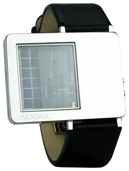Wrist watch Nooka Zaz Black Leather for unisex - 2 picture, image, photo