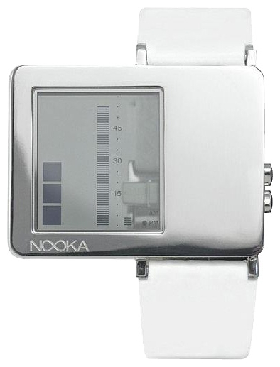 Wrist watch Nooka Zaz White Leather for unisex - 1 photo, picture, image