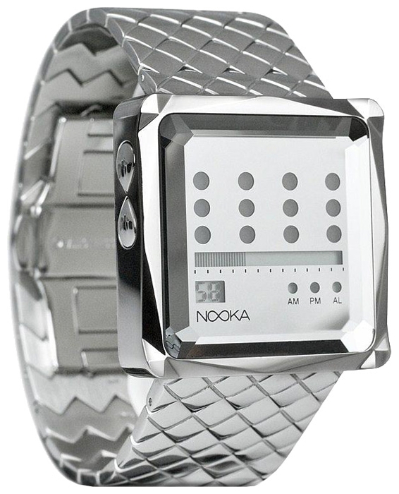 Wrist watch Nooka Zem Zot Mirror Steel for unisex - 2 picture, photo, image
