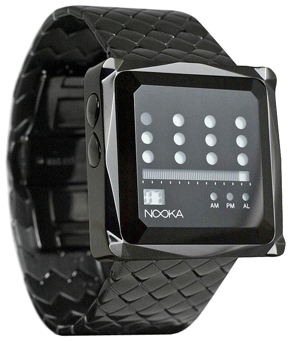 Nooka Zem Zot Night Steel wrist watches for unisex - 2 image, picture, photo