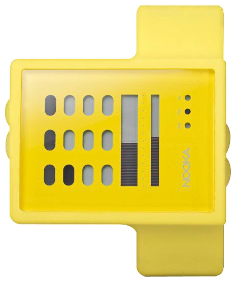 Wrist watch Nooka Zub Zayu Yellow for unisex - 1 image, photo, picture