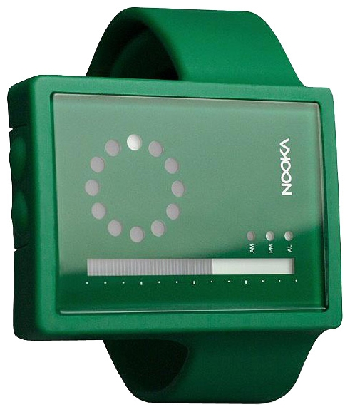 Wrist watch Nooka Zub Zayu Zirc Dark Green for unisex - 2 photo, image, picture