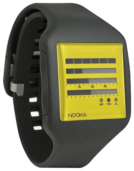 Wrist watch Nooka Zub Zen-H 20 Black/Yellow for unisex - 2 picture, image, photo
