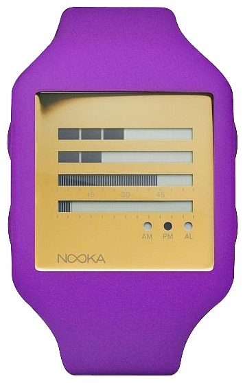 Nooka Zub Zen-H 20 Purple/Gold wrist watches for unisex - 1 image, picture, photo