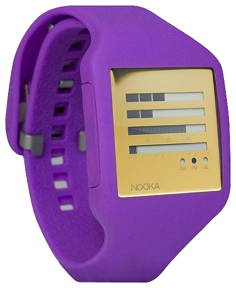 Nooka Zub Zen-H 20 Purple/Gold wrist watches for unisex - 2 image, picture, photo
