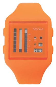 Wrist watch Nooka Zub Zen-V 20 Orange/Gold for unisex - 1 picture, photo, image