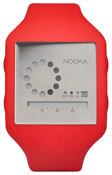 Wrist watch Nooka Zub Zirc 20 Red/Silver for unisex - 1 image, photo, picture