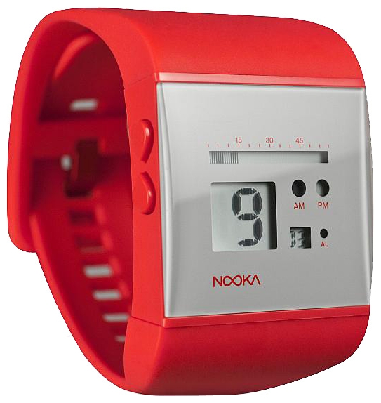 Wrist watch Nooka Zub Zoo 40 Fire Red for unisex - 2 picture, image, photo