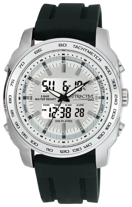 Wrist watch Q&Q DE06-301 for men - 1 image, photo, picture