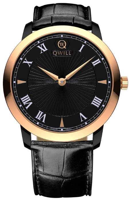 Qwill 6000.01.02.1.51 wrist watches for men - 1 image, picture, photo