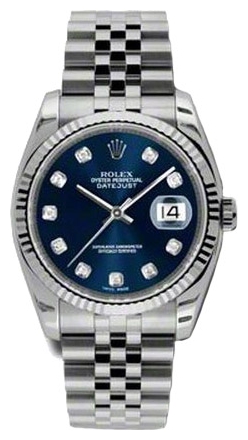 Rolex 116234BLDJ wrist watches for men - 1 image, picture, photo
