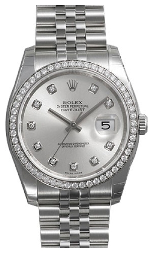 Wrist watch Rolex 116244BD White for women - 1 photo, picture, image