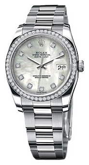 Wrist watch Rolex 116244BD White for women - 2 photo, picture, image