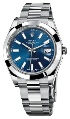 Wrist watch Rolex 116300_blue for men - 1 image, photo, picture