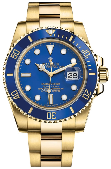 Wrist watch Rolex M116618LB-0001 for men - 1 photo, picture, image