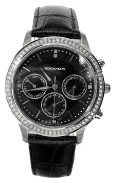 Wrist watch Romanson RL0382QLW(BK) for women - 1 picture, photo, image