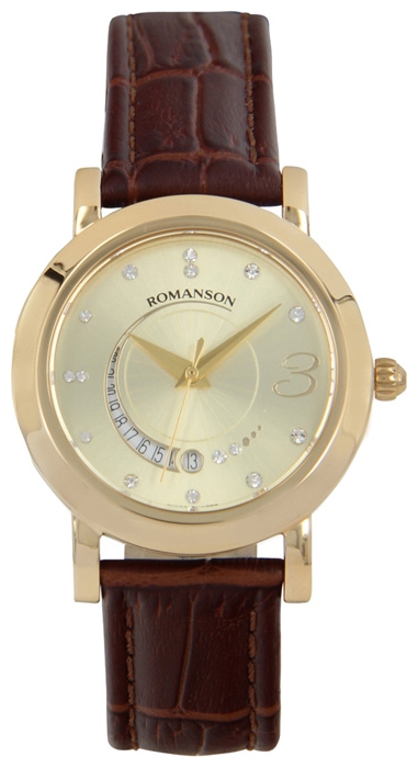 Romanson RL2646LG(GD) wrist watches for women - 1 image, picture, photo