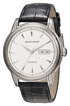 Romanson TL3223RMW(WH)BK wrist watches for men - 1 image, picture, photo