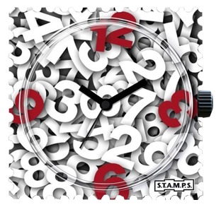 S.T.A.M.P.S. 3D Numbers wrist watches for unisex - 1 image, picture, photo