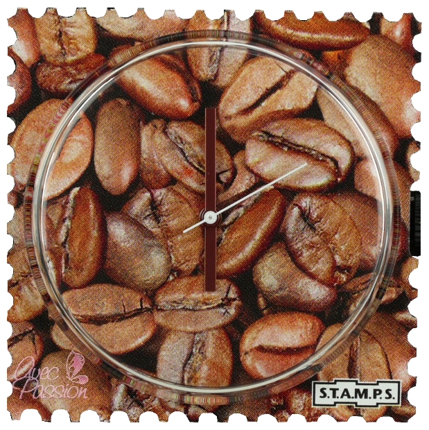 Wrist watch S.T.A.M.P.S. Coffee 2 Go for unisex - 1 photo, picture, image