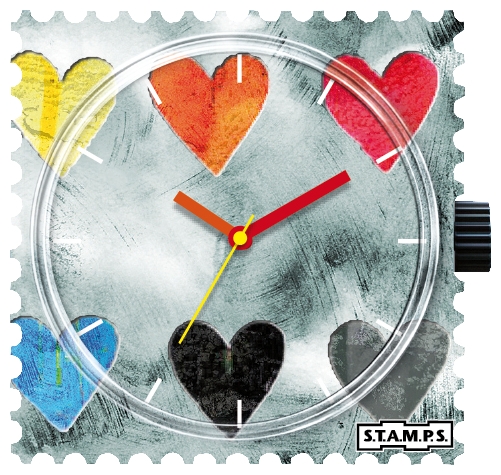 Wrist watch S.T.A.M.P.S. Collecting Hearts for unisex - 1 photo, picture, image