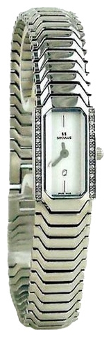 Wrist watch Seculus 1634.2.732 white, ss for women - 1 image, photo, picture