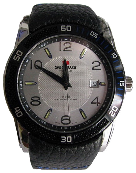 Wrist watch Seculus 4487.2.715 white, ss tr-b blue for men - 1 photo, image, picture