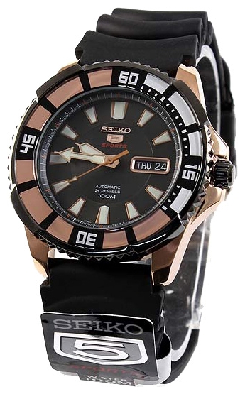 Wrist watch Seiko SRP210K for men - 1 photo, picture, image